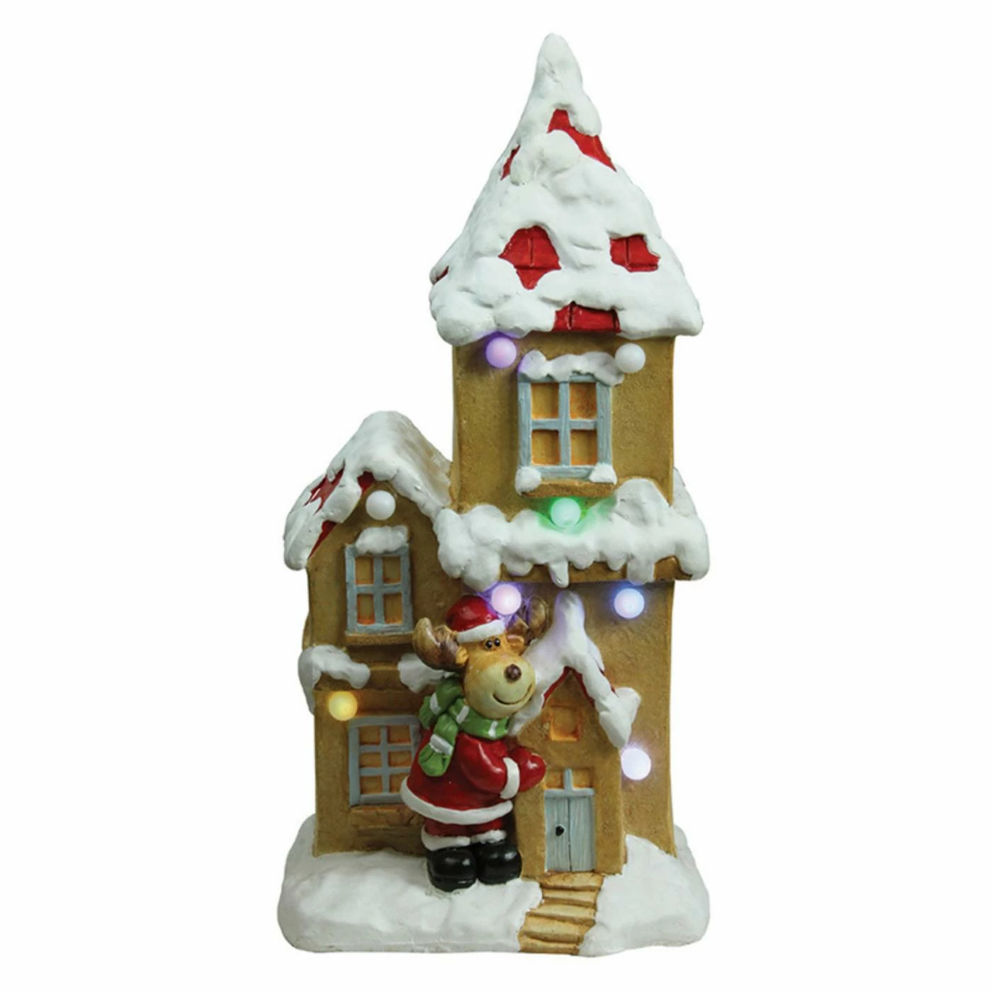 Best deal π Decorative π Christmas Accents Northlight 21.25 In. π Christmas Morning Pre-Lit LED House With Reindeer π
