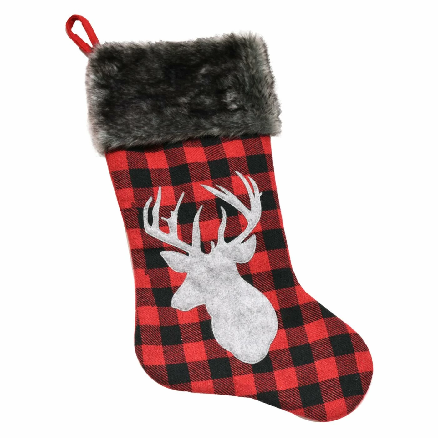 Budget π Christmas Stockings & Holders Northlight 20.5 In. Alpine Chic Shepherds Check Reindeer π Christmas Stocking π€©