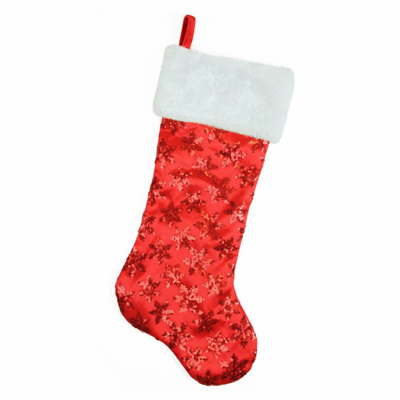 Coupon π Christmas Stockings & Holders Northlight Sequin Snowflake β Christmas Stocking With White Faux Fur Cuff β€οΈ