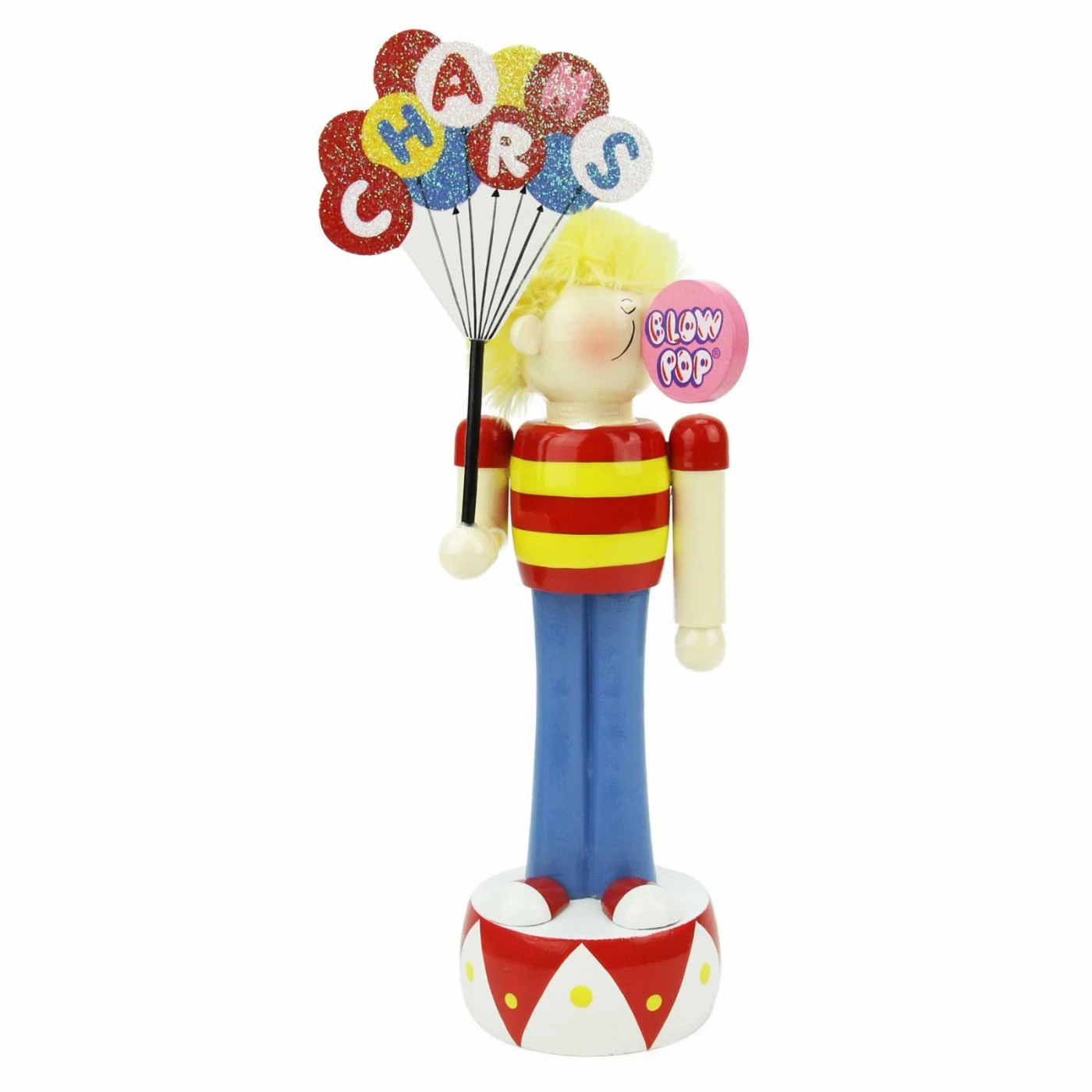 Wholesale π Decorative π Christmas Accents Northlight Decorative Charms Blow Pop Wooden Boy π Christmas Figure π§¨