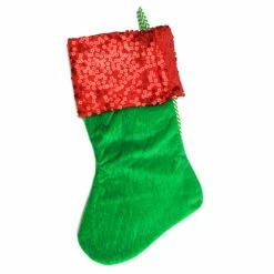 Best reviews of ✔️ Christmas Stockings & Holders Northlight 19 In. Green And Red Chevron Sequin Cuff 🎅 Christmas Stocking ✔️