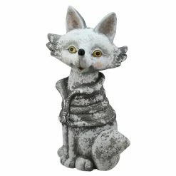 New ✨ Decorative 🎄 Christmas Accents Northlight 20.75 In. Snow Dusted Silver Fox 🎄 Christmas Decoration 🛒