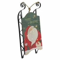 Wholesale 🤩 Decorative 🎄 Christmas Accents Northlight 19.5 In. Pre Lit Santa Claus Sleigh Decorative Accent 👍