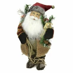 Deals 🔥 Santa Figurines Northlight 16 In. Country Rustic Santa Claus With Present 🌟
