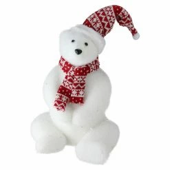 Hot Sale ⌛ Decorative 🎄 Christmas Accents Northlight Retro 🎄 Christmas Polar Bear Decoration ✔️
