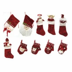 Wholesale 🧨 Christmas Stockings & Holders Colonial Mills Classics 🎅 Christmas Stocking And Novelty Gift Bag Set Of 10 ⭐