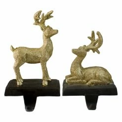 New ๐ Christmas Stockings & Holders Northlight Gold Glittered Reindeer ๐
Christmas Stocking Holder - Set Of 2 ๐