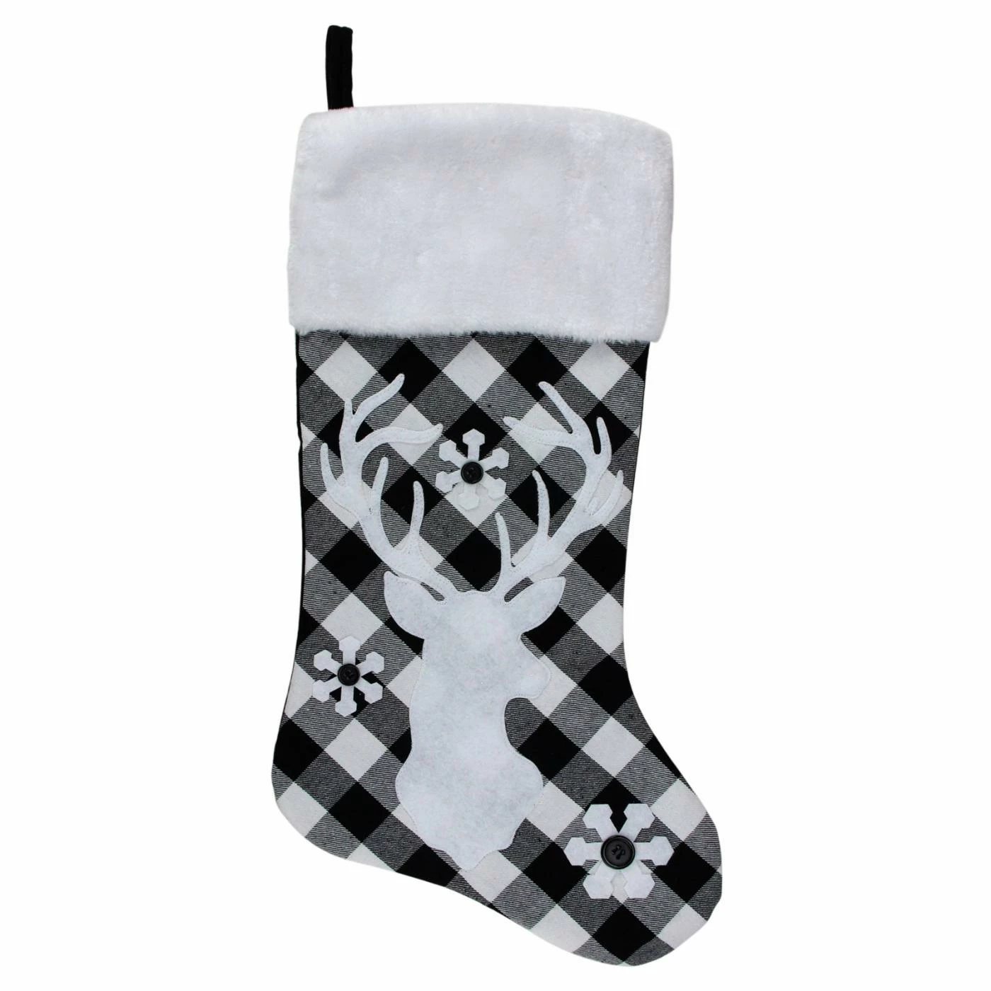 Best Sale β€οΈ Christmas Stockings & Holders Northlight Plaid Rustic Reindeer Snowflake π Christmas Stocking π