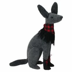 New ๐ฏ Decorative ๐ Christmas Accents Northlight Sitting ๐ฆฎ Dog With Plaid Collar ๐ Christmas Decoration ๐