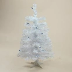 Top 10 ✨ Tabletop ❄ Christmas Tree Décor Northlight 2 Ft. Pre Lit Flat-Round Tip Wrapped Artificial Tabletop ❄ Christmas Tree 🔔