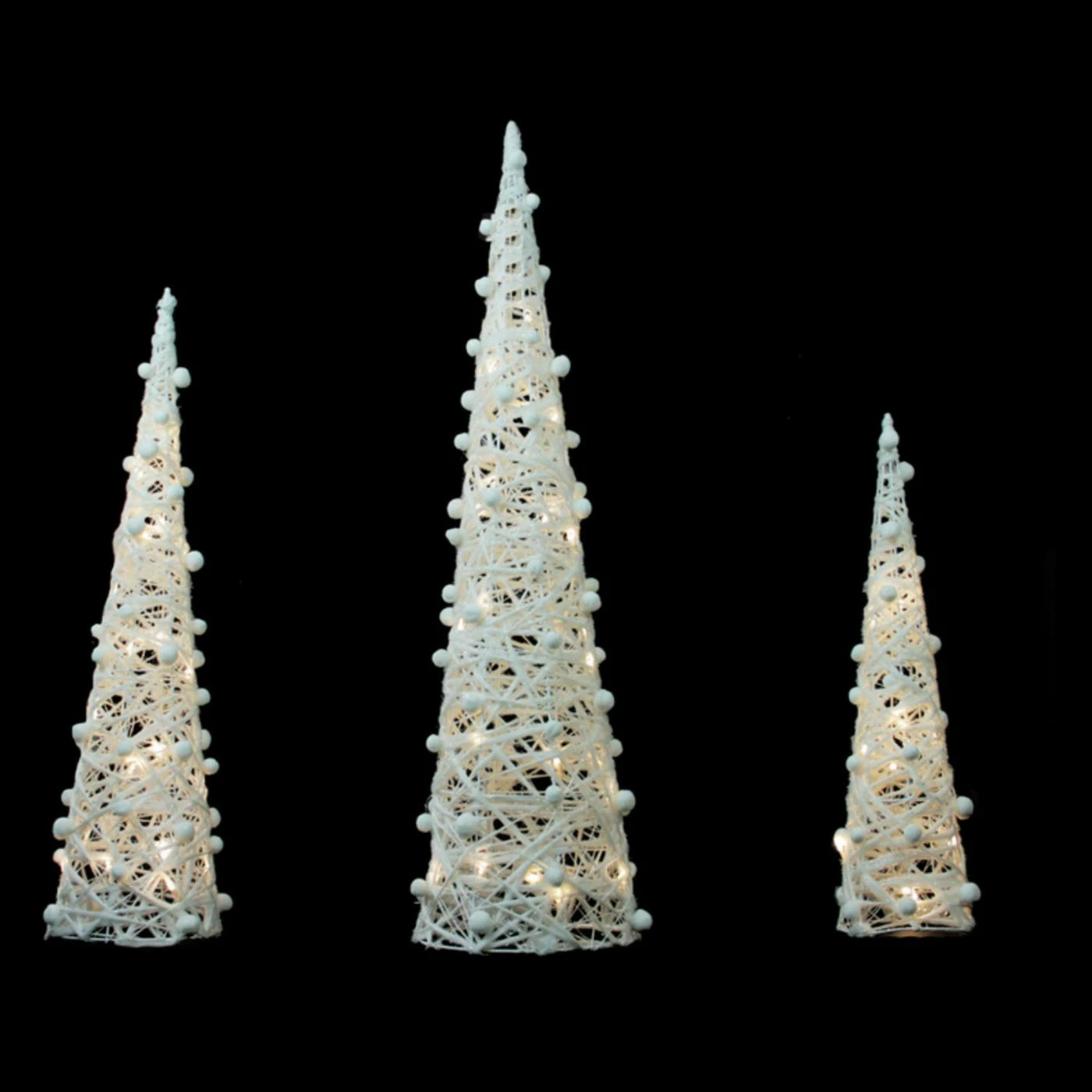 Flash Sale π Tabletop π Christmas Tree DΓ©cor Northlight Lighted Cone Tree π Christmas Decoration - Set Of 3 π€©