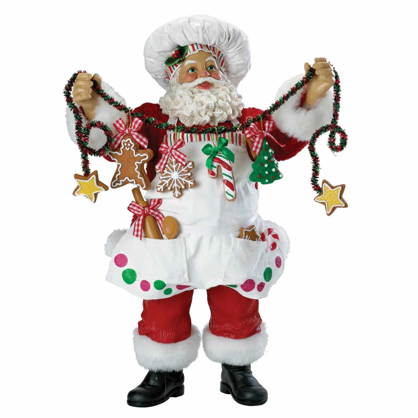 Best Sale π Kurt S Adler Santa Figurines Kurt Adler 12 In. Fabriche π Christmas Chef Santa β¨