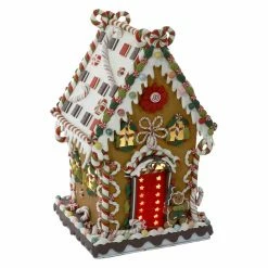 Buy 👍 Kurt S. Adler Decorative 🔔 Christmas Accents Kurt Adler 13.25 In. Cookie / 🍬 Candy House With Lights 🤩