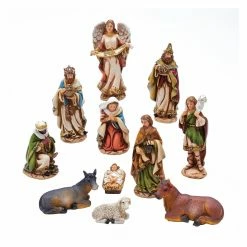 Discount ⌛ Kurt S. Adler Nativity Figurines & Sets Kurt Adler 11 Figurine Nativity Set 😉