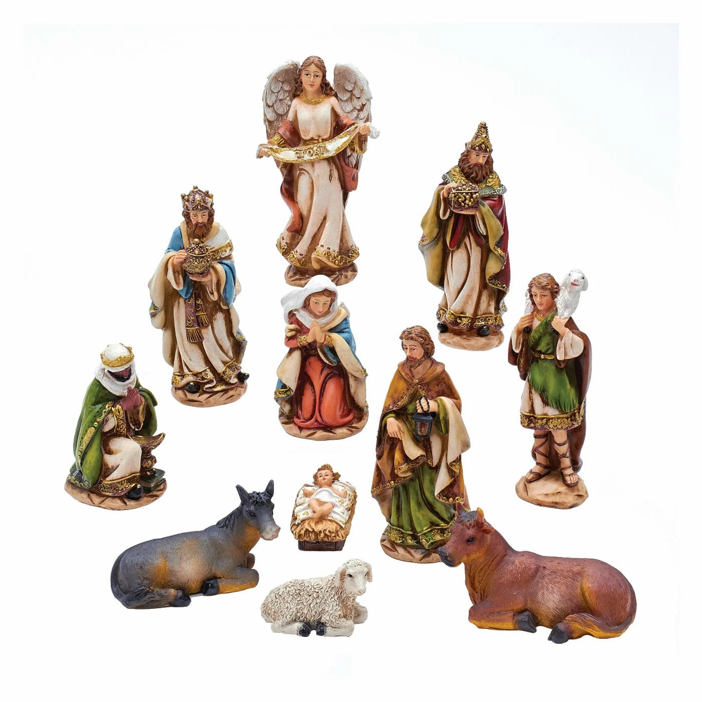 Discount β Kurt S. Adler Nativity Figurines & Sets Kurt Adler 11 Figurine Nativity Set π