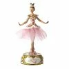Best deal ✨ Decorative 🎅 Christmas Accents Kurt S. Adler 10 In. Pink Ballerina Figure With Musical Base ⌛