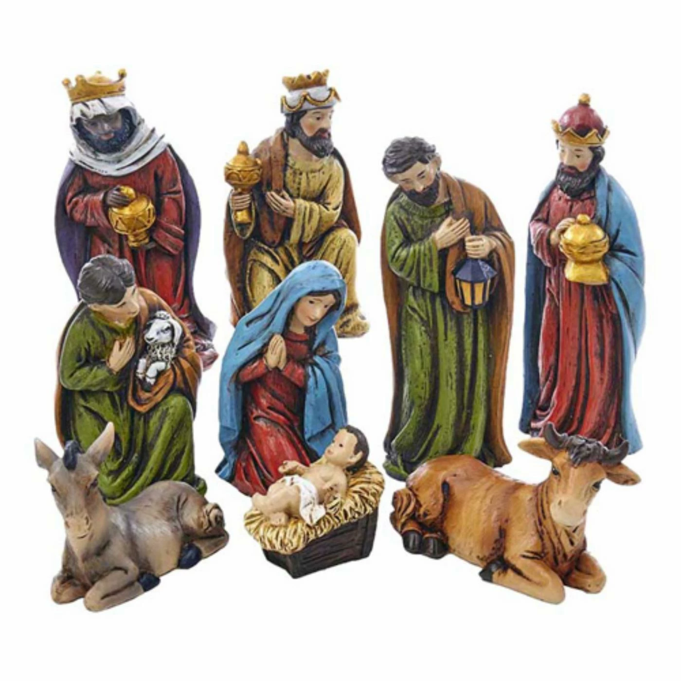New β€οΈ Nativity Figurines & Sets Kurt S. Adler 9 Piece Nativity Set π