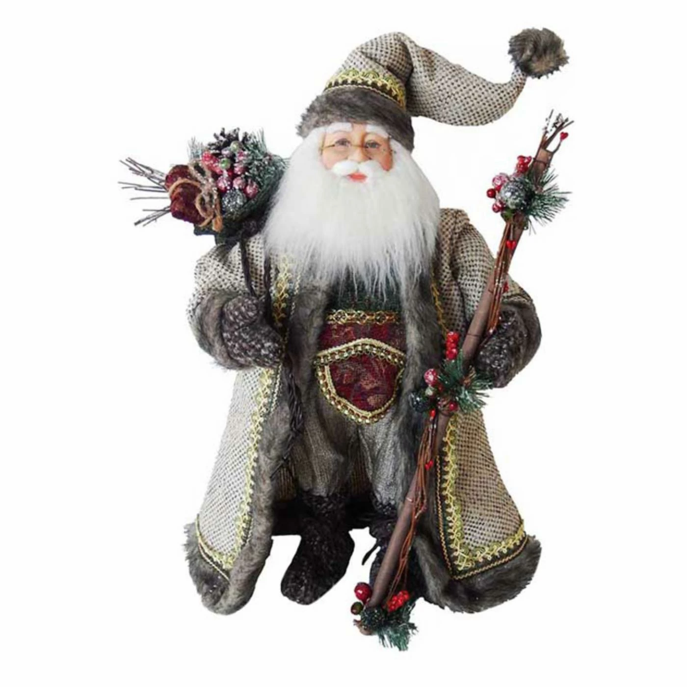 Wholesale π Santa Figurines Kurt S. Adler Kringle Klaus Forest Santa Tabletop Decoration β€οΈ