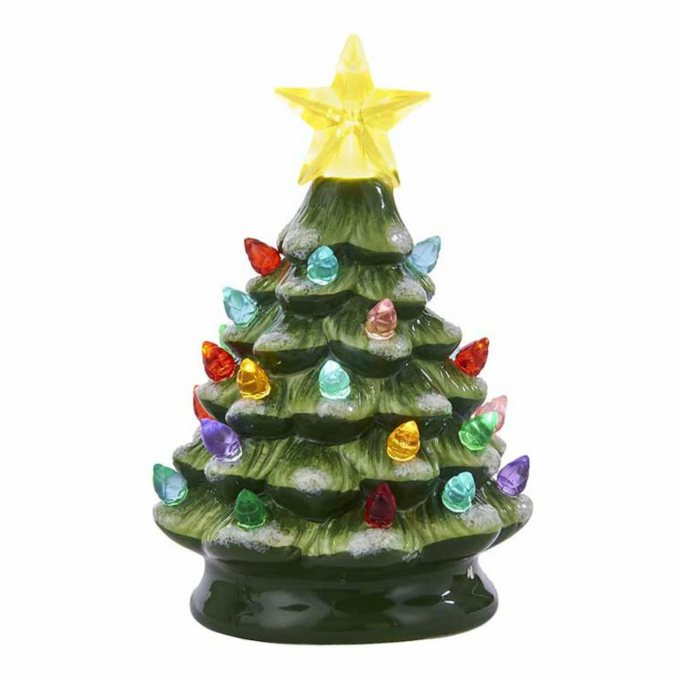 Deals π Tabletop π Christmas Tree DΓ©cor Kurt S. Adler Battery Operated LED Ceramic π Christmas Tree Tabletop Decoration π