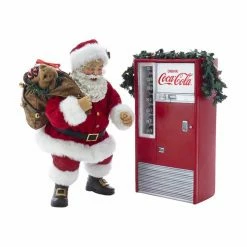 Best reviews of ❤️ Santa Figurines Kurt S. Adler 2 Piece Battery Operated Santa With Coca-Cola Machine Tabletop Decoration ❤️