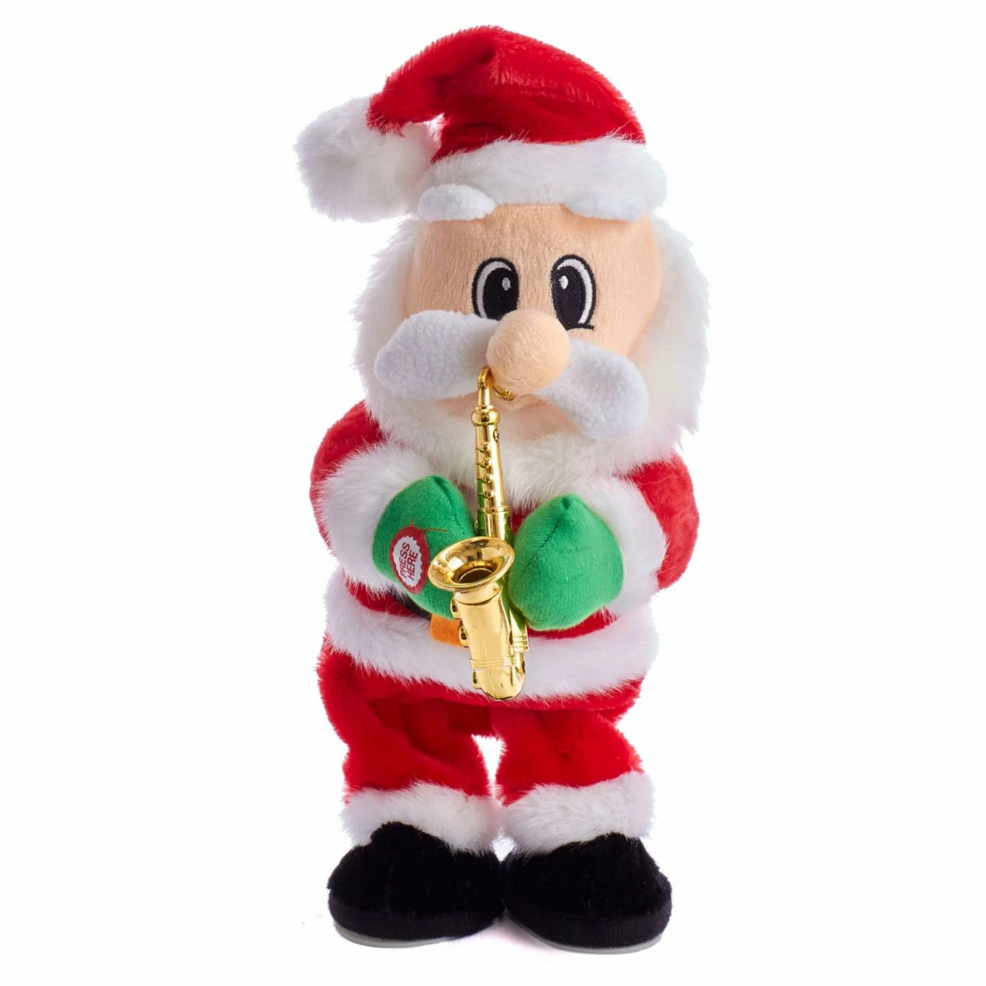 Brand new π Santa Figurines Kurt Adler 14 In. Battery Operated Dancing Jazz Santa π