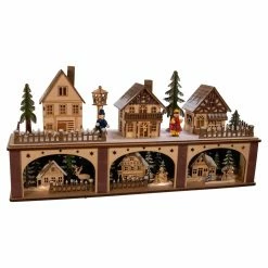 New π Decorative β Christmas Accents Kurt Adler 8.66 In. Battery Operated Village LED House π₯