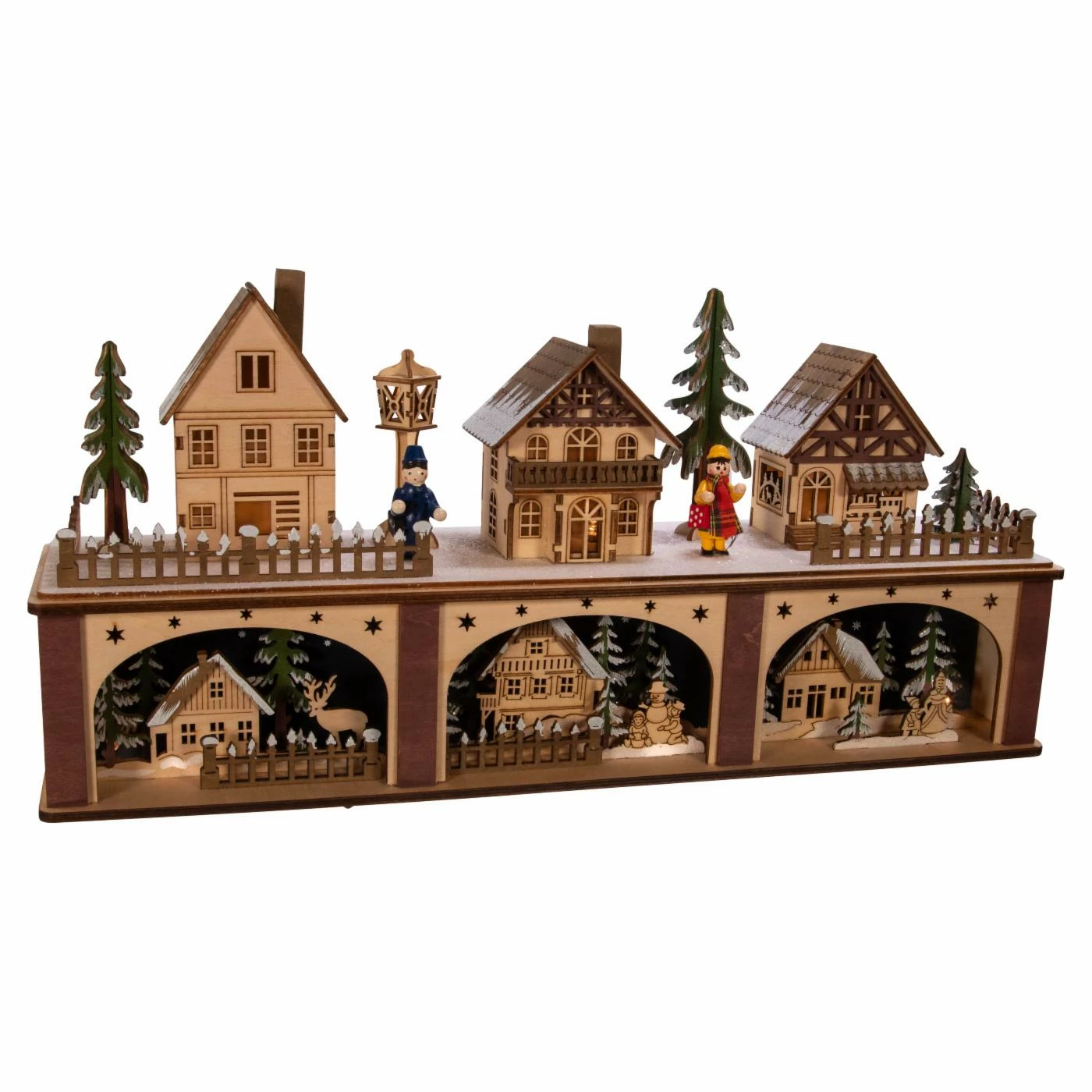 New π Decorative β Christmas Accents Kurt Adler 8.66 In. Battery Operated Village LED House π₯