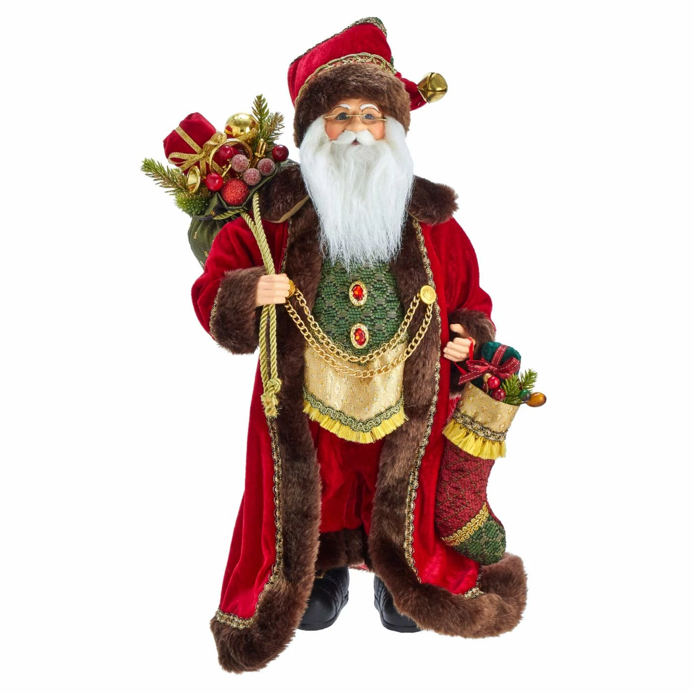 Brand new π€© Santa Figurines Kurt Adler 18 In. Kringle Klaus Elegant Santa π
