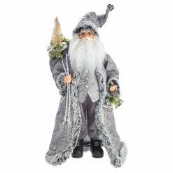 Cheapest ๐ Santa Figurines Kurt Adler 18 In. Kringle Klaus Silver Santa โ