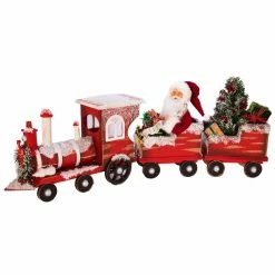 Best deal π Decorative π Christmas Accents Kurt Adler 30.5 In. Kringle Klaus Santa On Train π