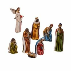 Buy 🤩 Kurt S. Adler, Inc. Nativity Figurines & Sets Kurt Adler 8.5-Inch Resin Nativity Table Piece, 8-Piece Set 🎁