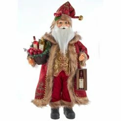Best reviews of 🛒 Kurt S. Adler, Inc. Santa Figurines Kurt Adler 17-Inch Kringle Klaus Wine Santa ✨