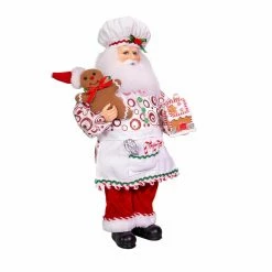 Cheapest ✔️ Kurt S. Adler, Inc. Santa Figurines Kurt Adler 17-Inch Kringle Klaus Gingerbread Santa Baker 🎉