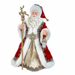 Top 10 👍 Kurt S. Adler, Inc. Santa Figurines Kurt Adler 10.5-Inch Fabriché Regal Red Santa Table Piece 👏