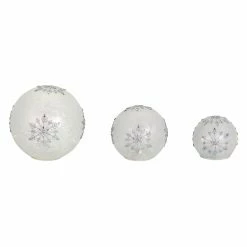 Best deal π€© Melrose International Decorative π Christmas Accents Melrose LED Snowflake Globes Set With Timer βοΈ