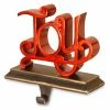 Cheap 👍 Christmas Stockings & Holders National Tree Company Polyresin JOY Stocking Holder 😀