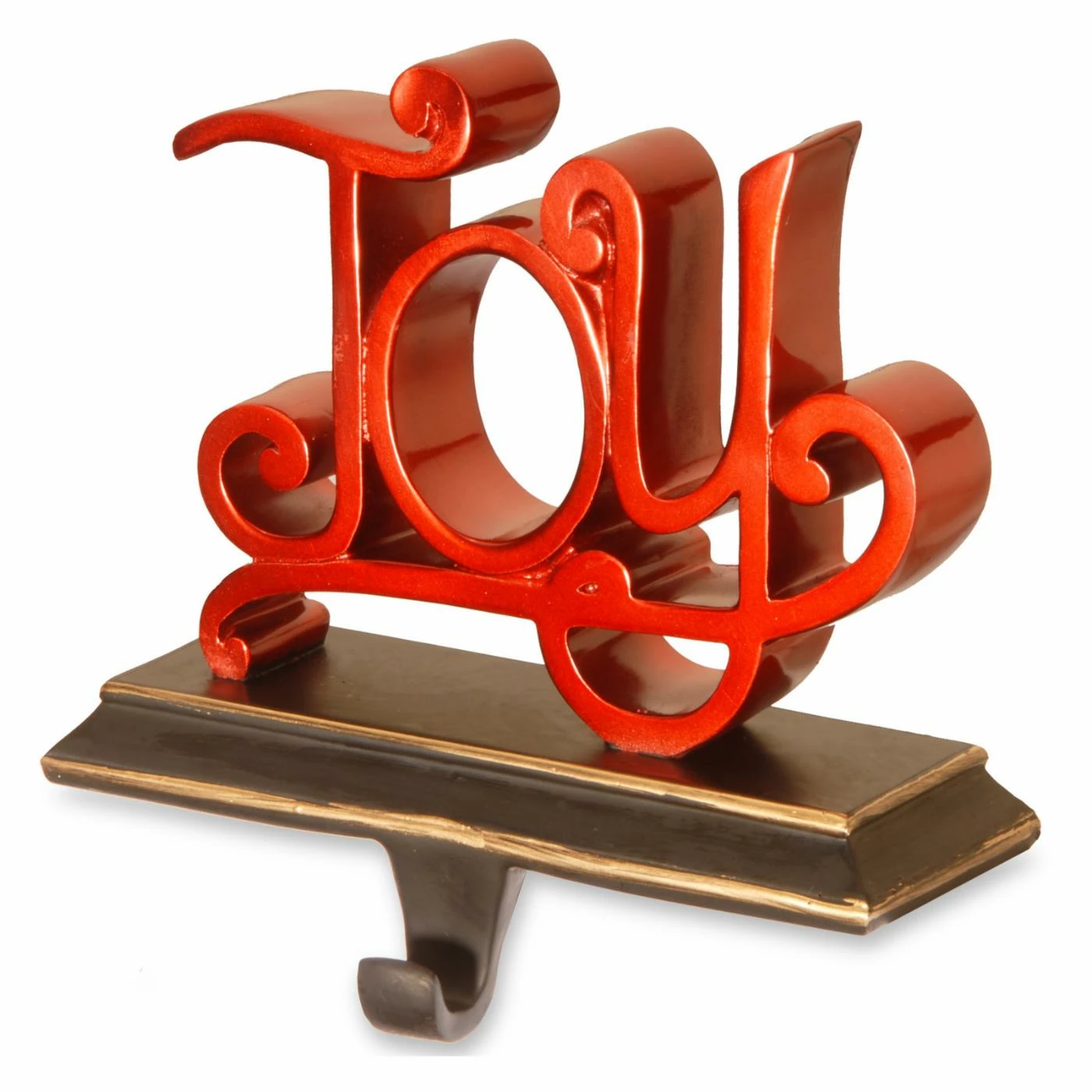 Cheap π Christmas Stockings & Holders National Tree Company Polyresin JOY Stocking Holder π