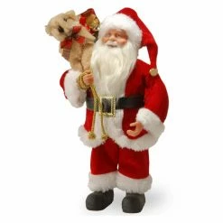 Best Pirce 💯 Santa Figurines National Tree Company 11.8 In. Standing Santa 👏