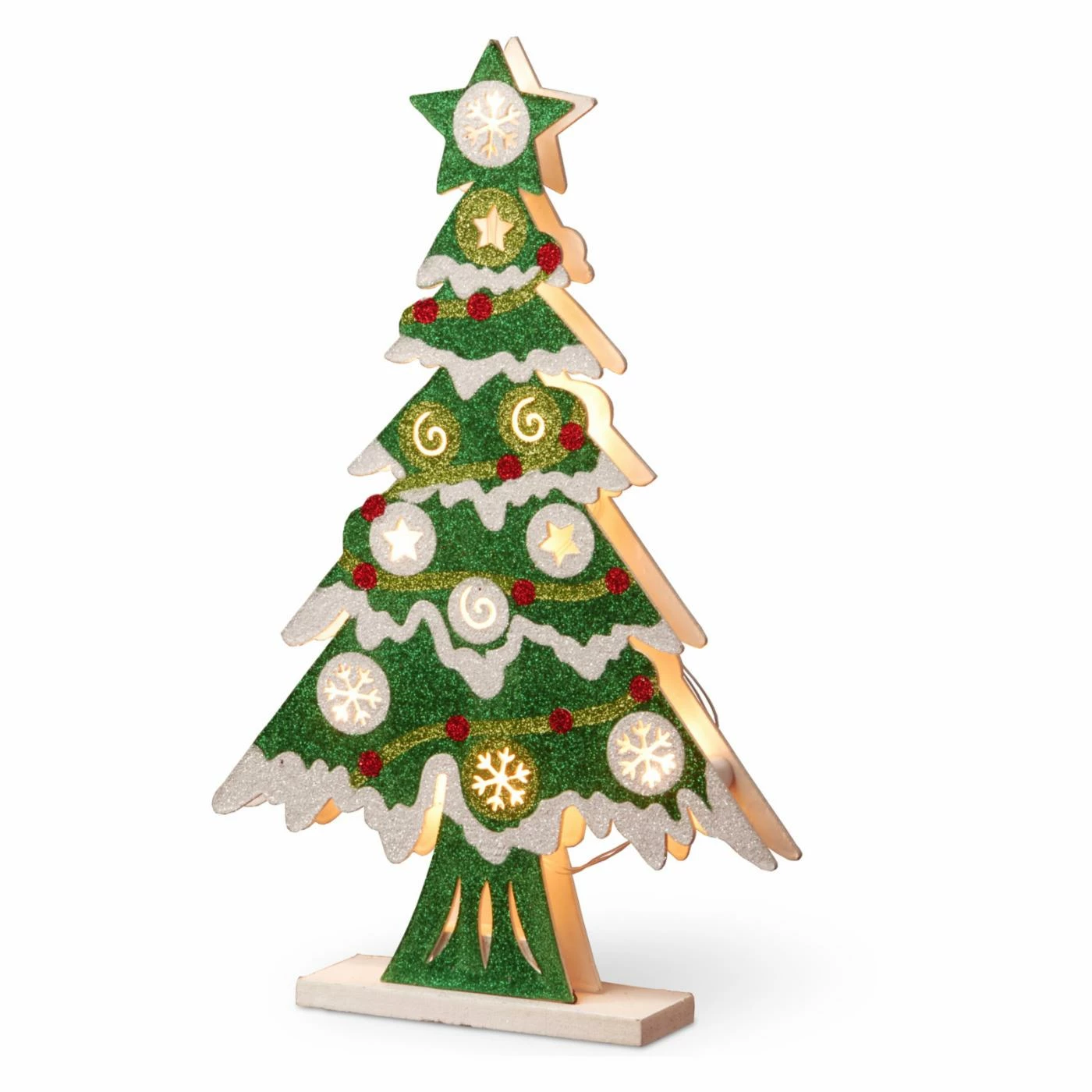 Wholesale π Tabletop π Christmas Tree DΓ©cor National Tree Company Wood-Look Double Sided Tree π₯°