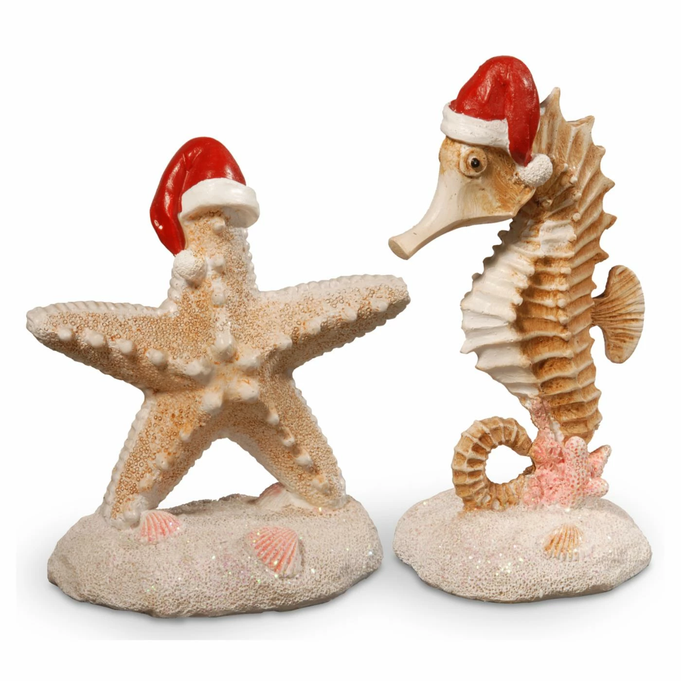 Discount π Decorative π Christmas Accents National Tree Company 7 In. π Christmas Seahorse And Starfish Decor Set βοΈ