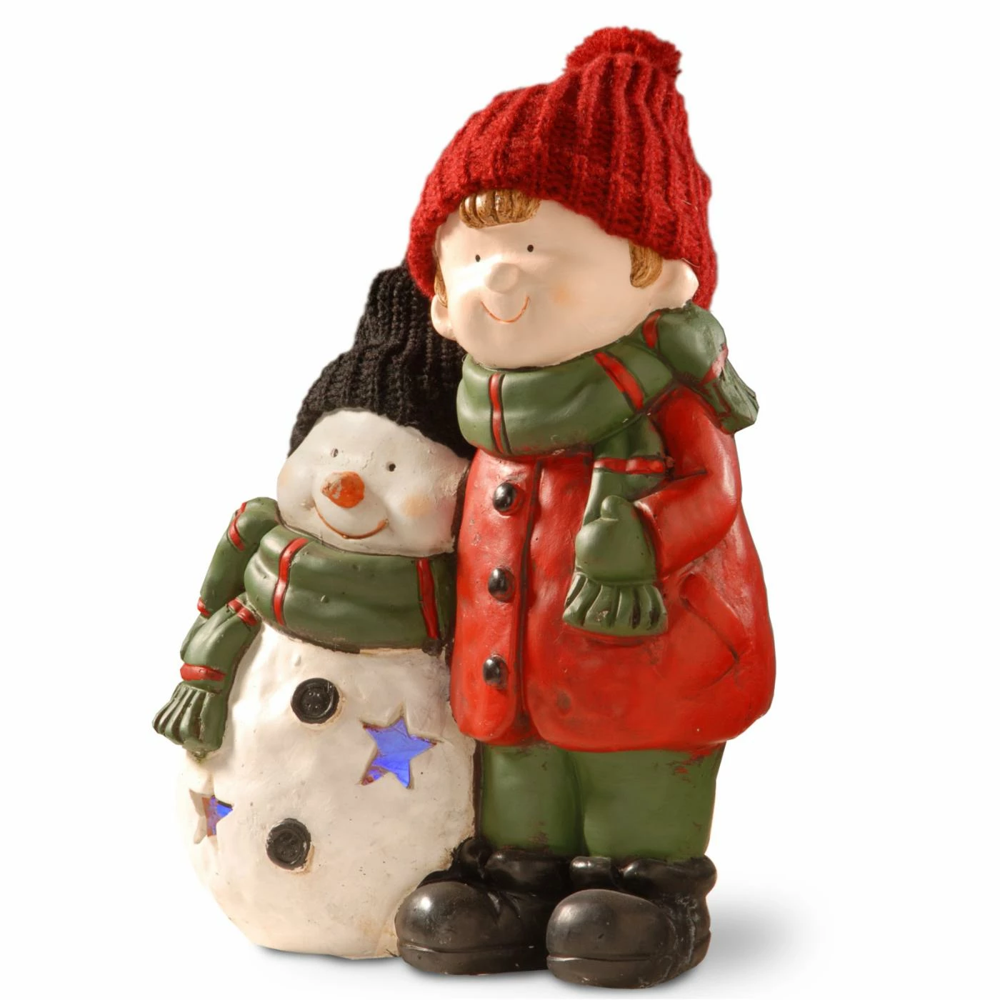 Deals β Snowman Figurines & DΓ©cor National Tree Company 15 In. Lighted Boy And Snowman Decor β¨