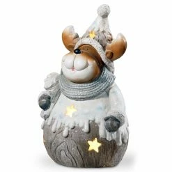 Brand new 🥰 Decorative ❄ Christmas Accents National Tree Company 20 In. Lighted Moose Decor Piece 🛒