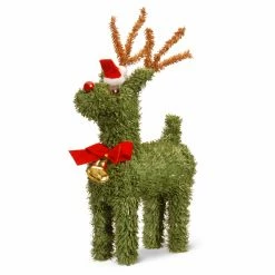 Cheapest 💯 Decorative 🎄 Christmas Accents National Tree Company Evergreen Reindeer Decoration 👏