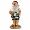 New 👏 Santa Figurines National Tree Company 10 In. Beach Santa Figurine 😀