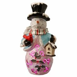 Discount ❤️ Snowman Figurines & Décor National Tree Company 11 In. Lighted Holiday Snowman Figurine ⭐