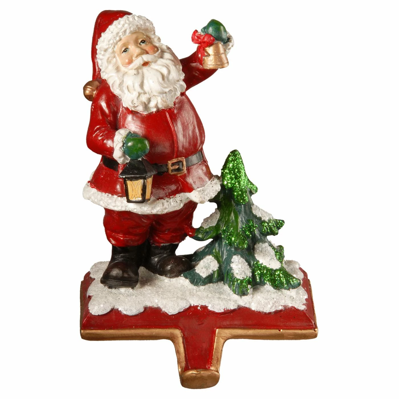 Cheapest 𧨠Christmas Stockings & Holders National Tree Company Santa With Lantern And Bell Stocking Holder π§¨
