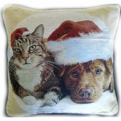 Deals 🛒 Decorative 🎅 Christmas Pillows Tache Home Fashion 🎅 Christmas Companions Decorative Pillow Cover 🥰