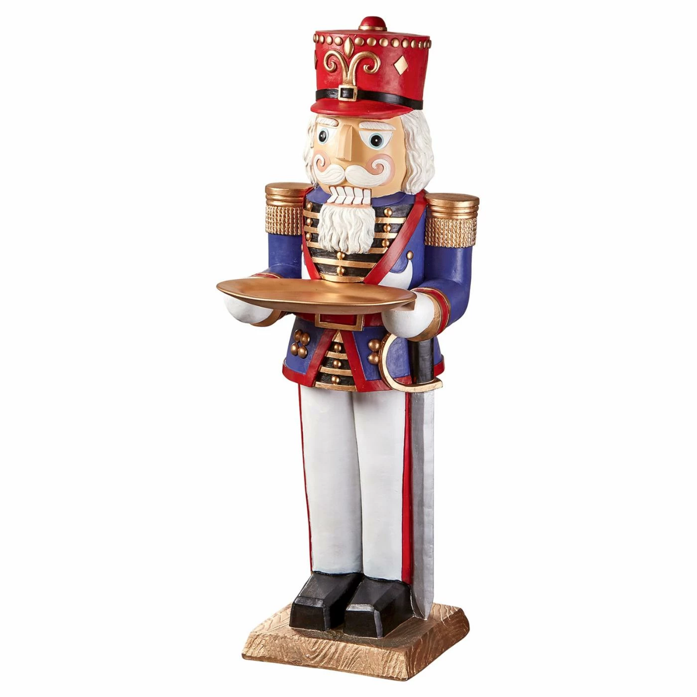 Discount π― Decorative π Christmas Accents Design Toscano Nutcracker Soldier Butler Holiday Pedestal Table π
