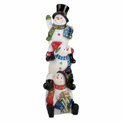New ✔️ Snowman Figurines & Décor Design Toscano SnowBro Illuminated Snowman Holiday Statue 🔥