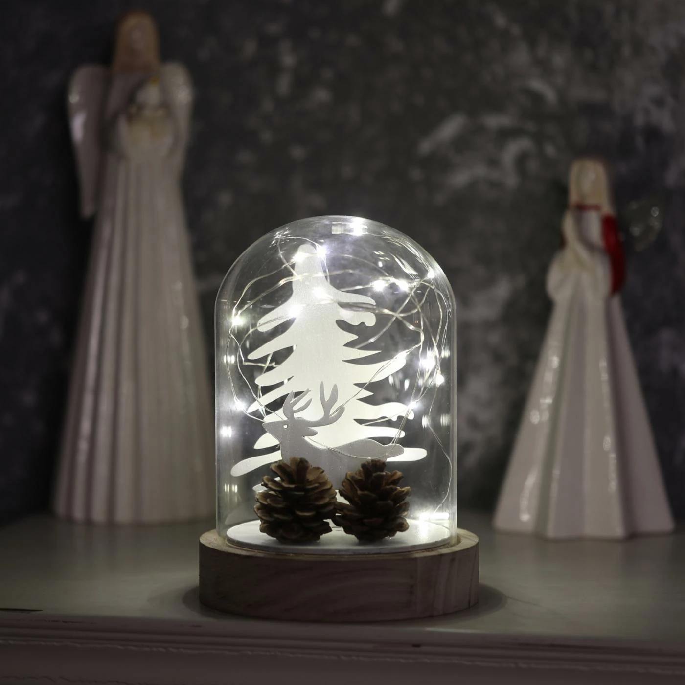 Cheap π Decorative β Christmas Accents LuxenHome 8 In. LED Holiday Tree Dome π